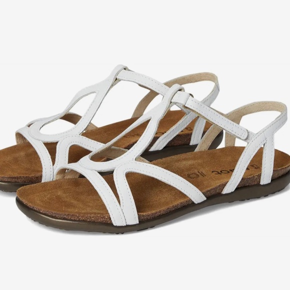 Naot Womens Sandals Dorith White Womens Size EU 38 US 7 - Picture 1 of 8